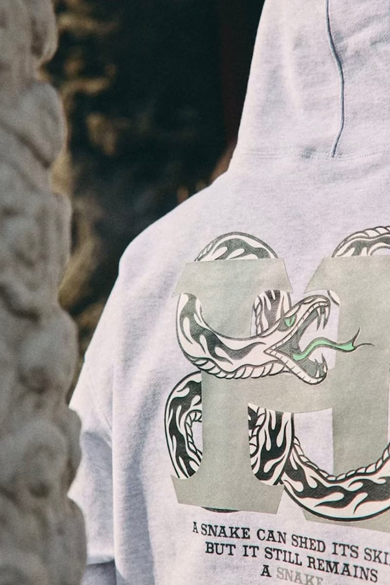 HUF Gears Up for the Year of the Snake lunar new year capsule collection lookbook release info hoodie graphic tee ring jewelry 