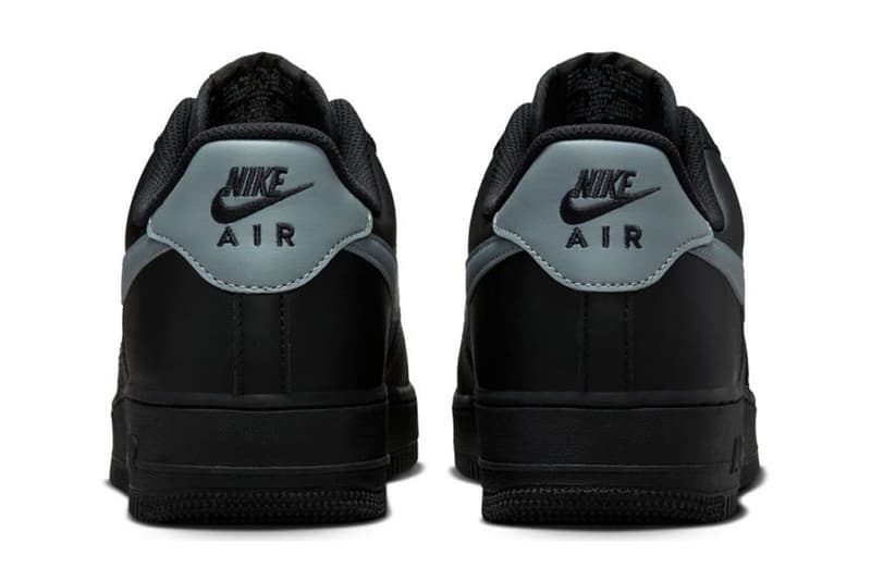 Nike Air Force 1 Low "Black/Cool Grey" FJ4146-003 Release info af1 swoosh nike all black leather classic low top shoe everyday