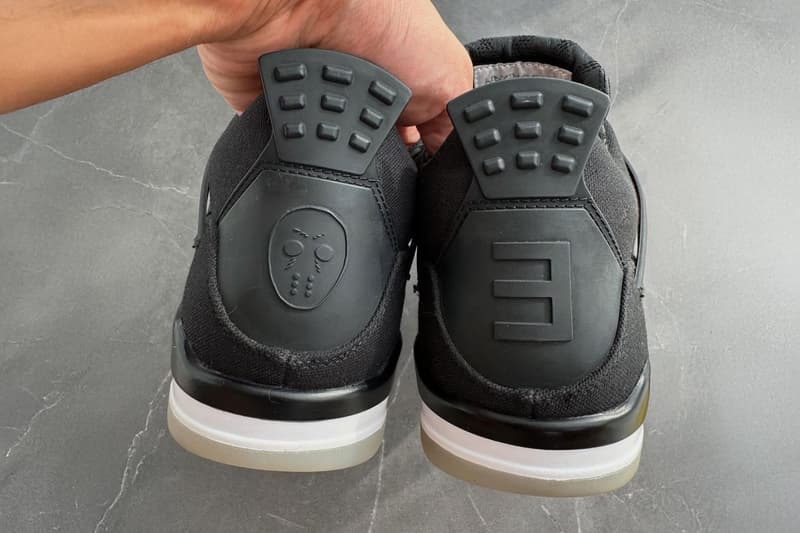 Eminem x Carhartt x Air Jordan 4 “Black Chrome” SP15-MNJDLS-879/582314 detailed closer look 2015 model 