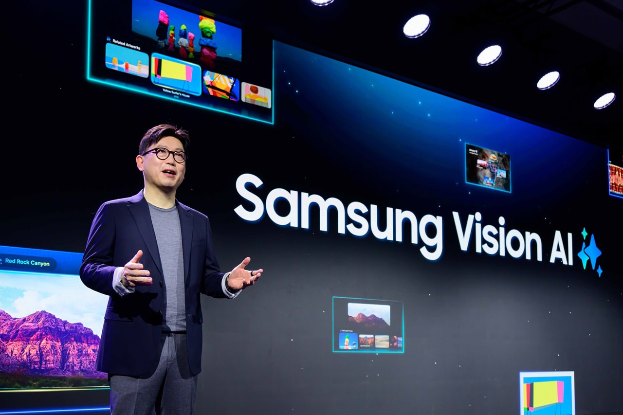 Samsung Vision AI Information CES 2025 Artificial intelligence