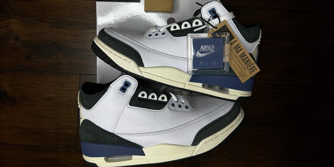 Early Look at the A Ma Maniére x Air Jordan 3 “Diffused Blue”