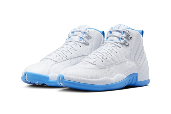 Air Jordan 12 "Melo" Slated to Return Next Summer White/University Blue-Metallic Silver jordan brand michael jordan CT8013-112 carmelo anthony denver nuggets