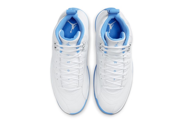Air Jordan 12 "Melo" Slated to Return Next Summer White/University Blue-Metallic Silver jordan brand michael jordan CT8013-112 carmelo anthony denver nuggets