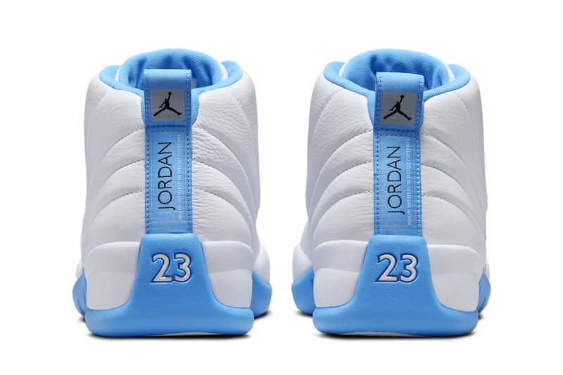 Air Jordan 12 "Melo" Slated to Return Next Summer White/University Blue-Metallic Silver jordan brand michael jordan CT8013-112 carmelo anthony denver nuggets