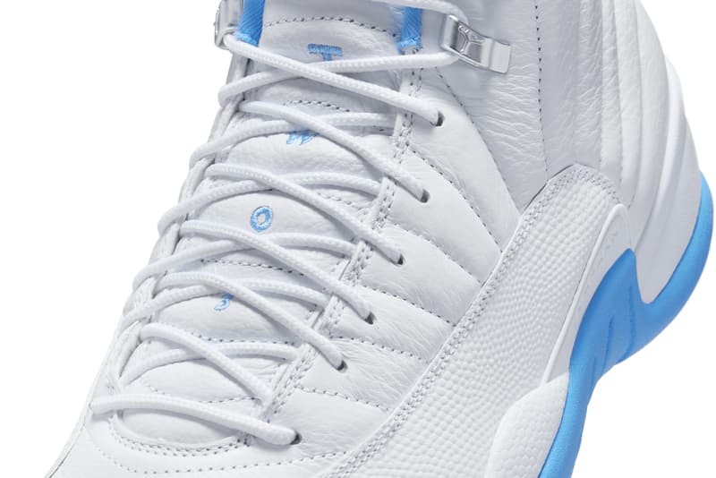 Air Jordan 12 "Melo" Slated to Return Next Summer White/University Blue-Metallic Silver jordan brand michael jordan CT8013-112 carmelo anthony denver nuggets