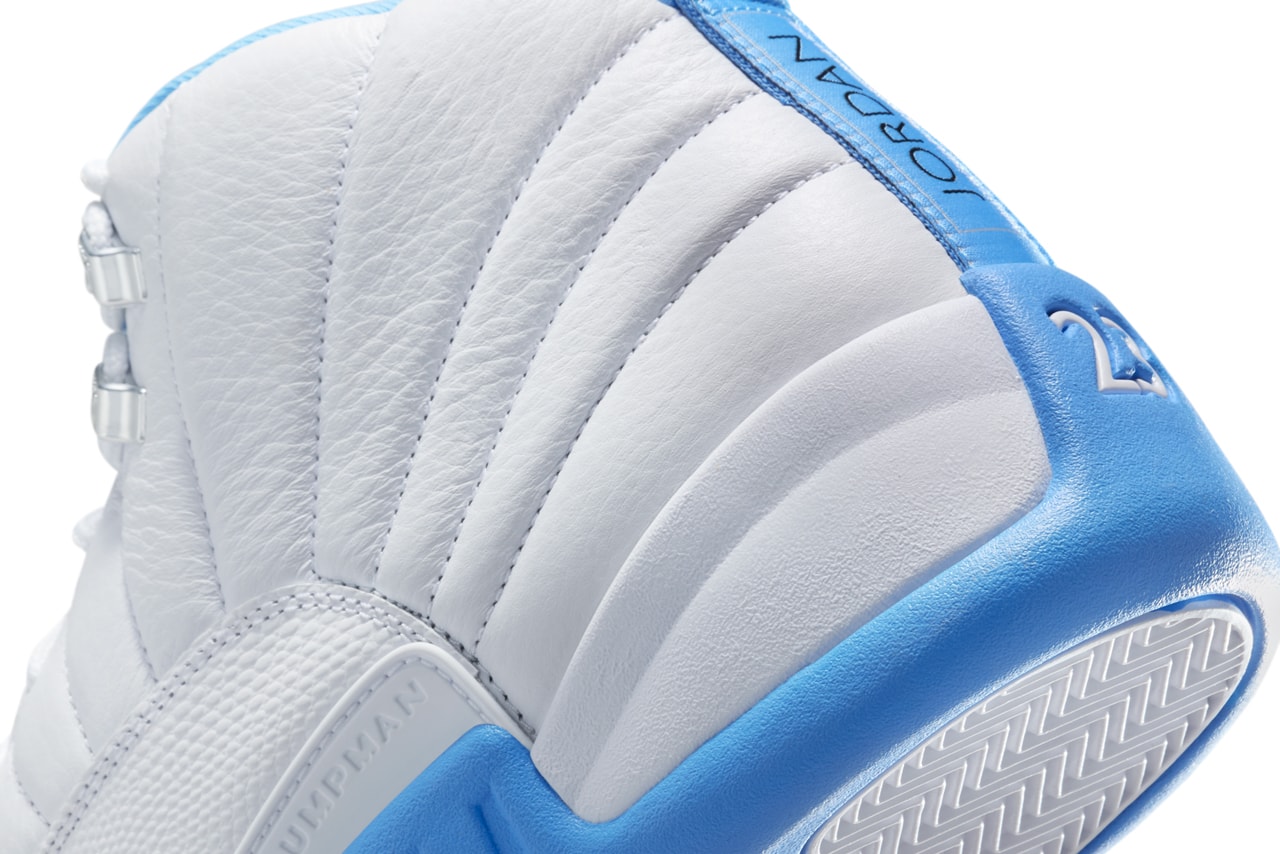 Air Jordan 12 "Melo" Slated to Return Next Summer White/University Blue-Metallic Silver jordan brand michael jordan CT8013-112 carmelo anthony denver nuggets