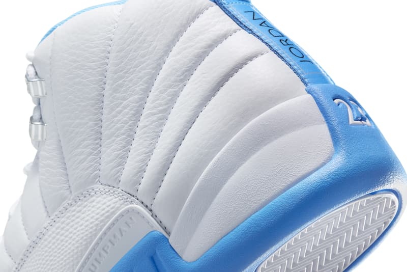 Air Jordan 12 "Melo" Slated to Return Next Summer White/University Blue-Metallic Silver jordan brand michael jordan CT8013-112 carmelo anthony denver nuggets