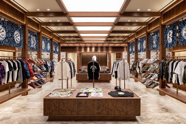 BAPE Sets Up Shop in New Jersey american dream mall store new opening address hours exclusive capsule collection nj japanese temple design