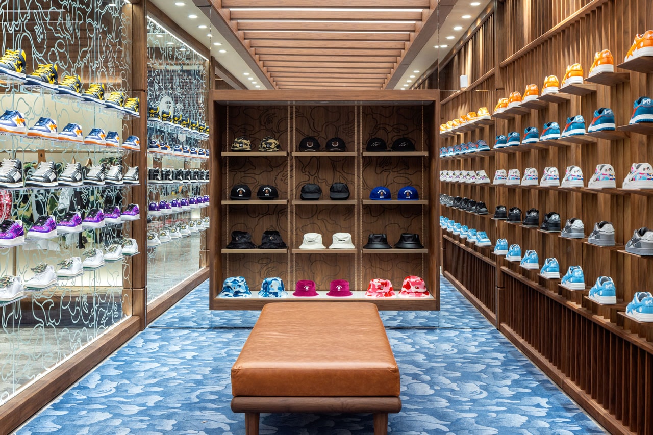 BAPE Sets Up Shop in New Jersey american dream mall store new opening address hours exclusive capsule collection nj japanese temple design