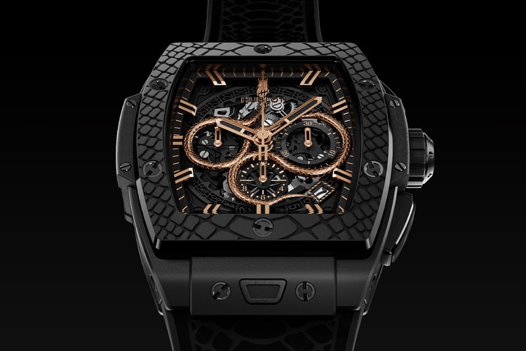 Hublot’s New Spirit of the Big Bang Depicts a Golden Serpent on an Openworked Dial