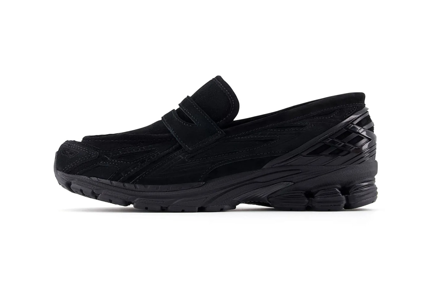 Official Look at the New Balance 1906L "Black Suede" U1906LNT release info loafers footwear casual style performance 