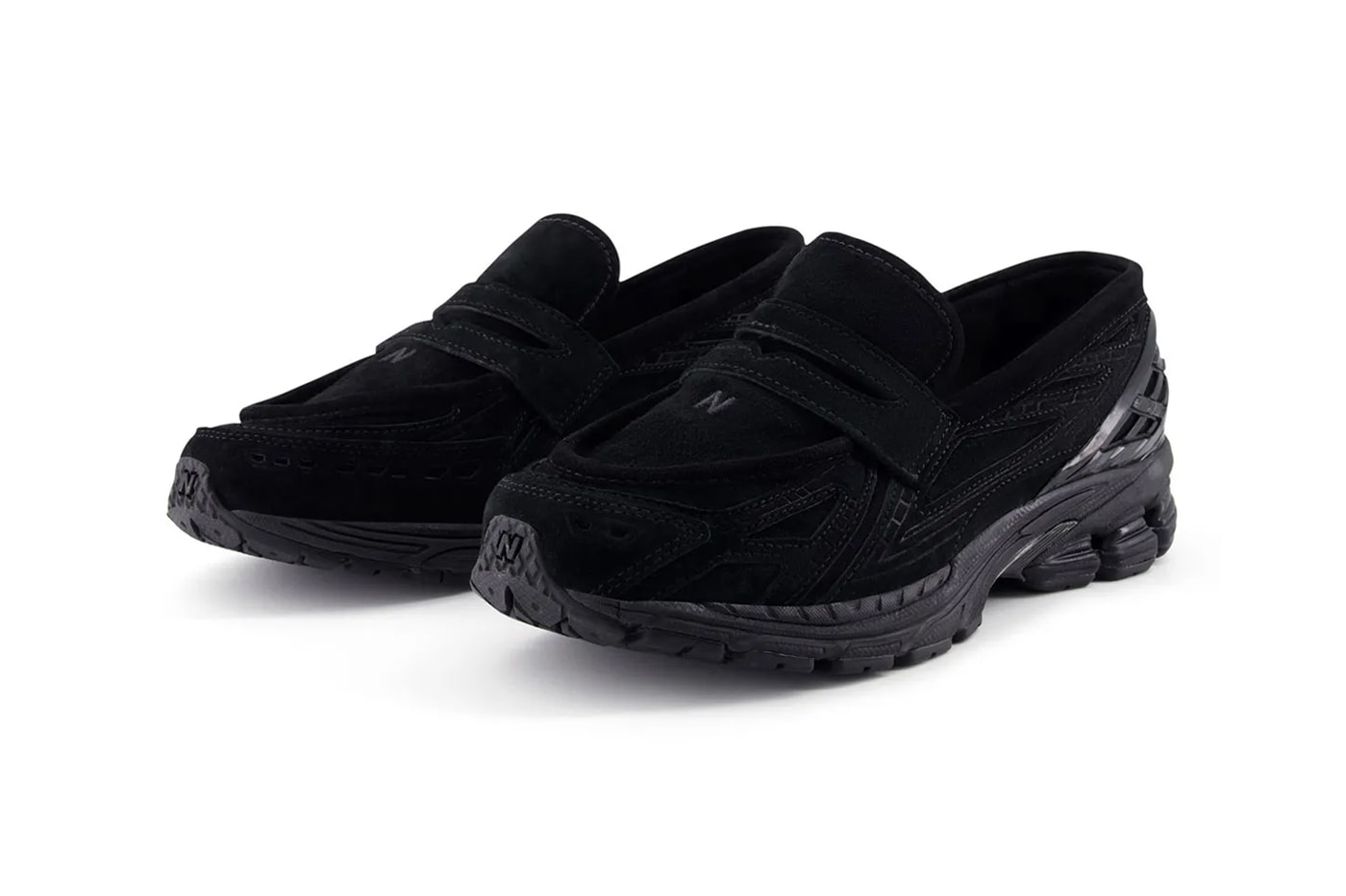 Official Look at the New Balance 1906L "Black Suede" U1906LNT release info loafers footwear casual style performance 