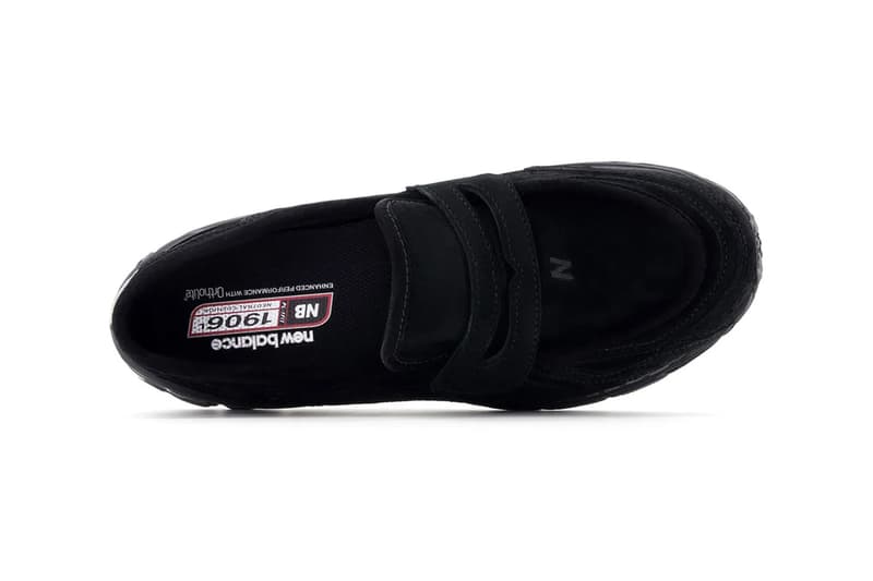 Official Look at the New Balance 1906L "Black Suede" U1906LNT release info loafers footwear casual style performance 