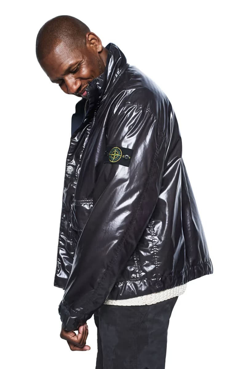 Jalen Green and Giggs Front Stone Island's New Mussola Gommata Coat Campaign