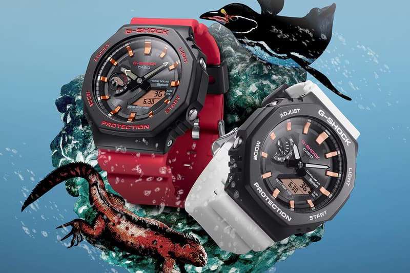 G-SHOCK Charles Darwin Foundation Collection Collaboration GA-2100 GAB2100CD1A4 GAB2100CD1A7 Release Info 