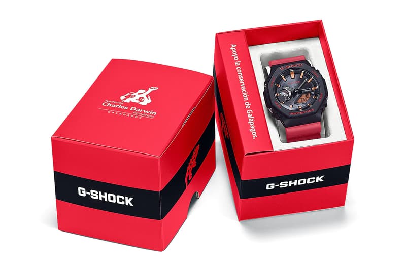 G-SHOCK Charles Darwin Foundation Collection Collaboration GA-2100 GAB2100CD1A4 GAB2100CD1A7 Release Info 