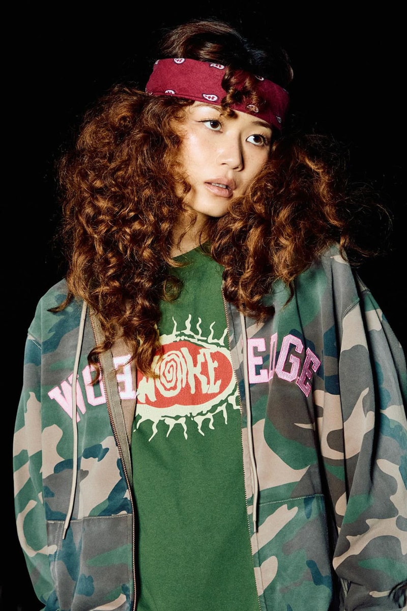 WOKE EDGE Presents Second Collection for SS25 release info japan brand fashion zip up graphic virginia jersey hoodie zip up 
