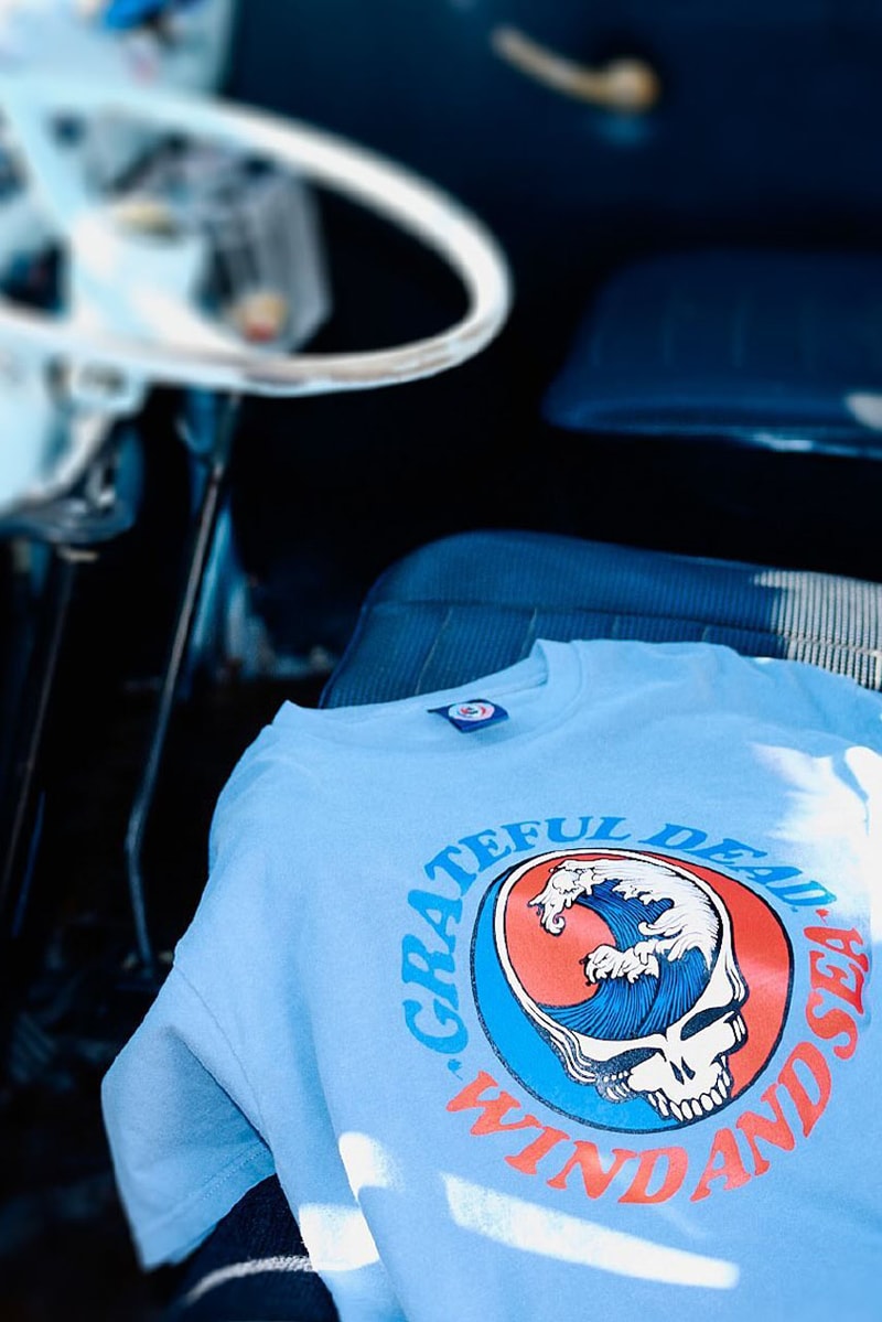 WIND AND SEA x Grateful Dead Drop Off Collaborative Capsule release info drop website price steal your face rock jam band jerry garcia 