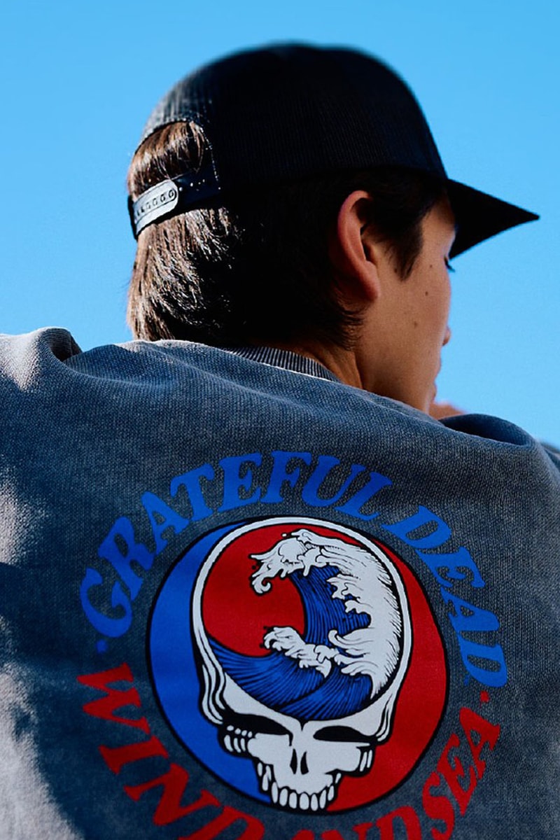 WIND AND SEA x Grateful Dead Drop Off Collaborative Capsule release info drop website price steal your face rock jam band jerry garcia 