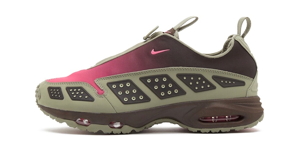 Official Look At the Nike Air Max Sunder in “Light Army/Pinksicle”