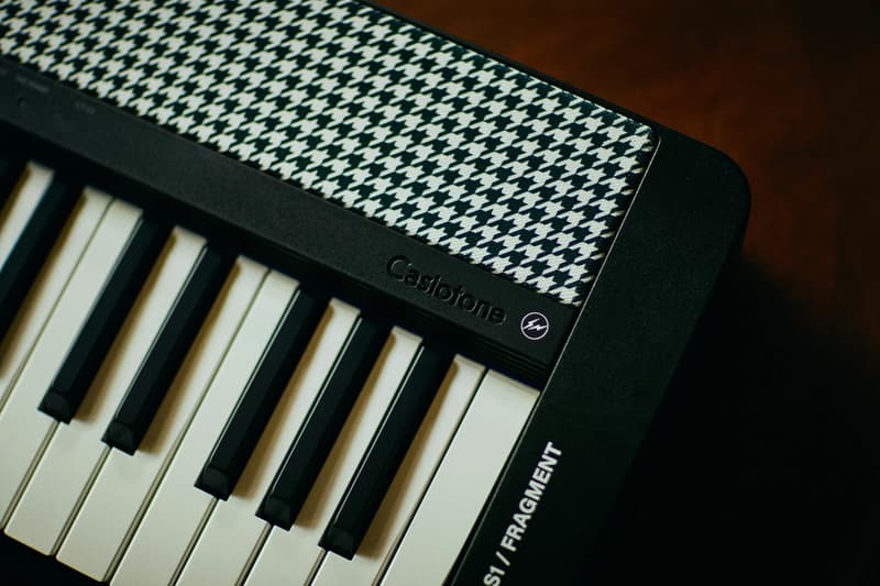 fragment design hiroshi fujiwara casio casiotone electric keyboard houndstooth va official release date info photos price store list buying guide