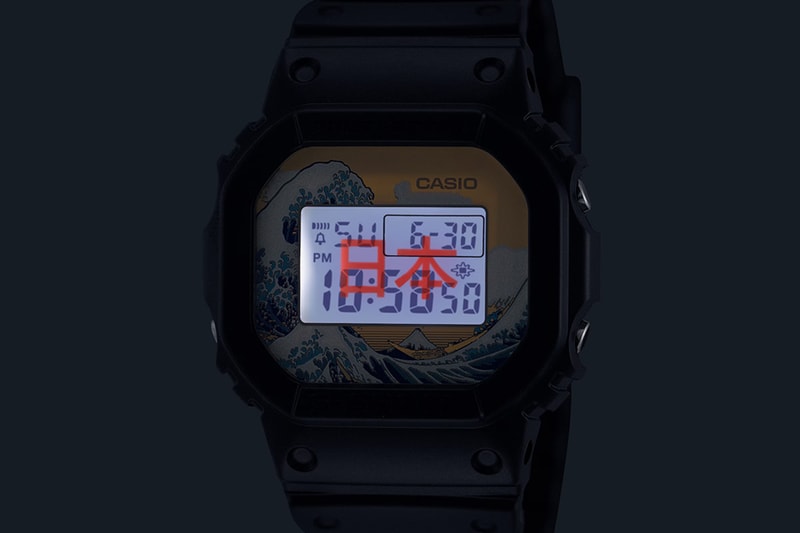 Casio G-SHOCK Katsushika Hokusai ‘Thirty-six Views of Mount Fuji’ DW-5600KHG24-1JR DW-5600KHK24-1JR Release Info