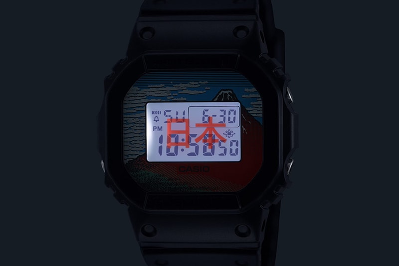 Casio G-SHOCK Katsushika Hokusai ‘Thirty-six Views of Mount Fuji’ DW-5600KHG24-1JR DW-5600KHK24-1JR Release Info