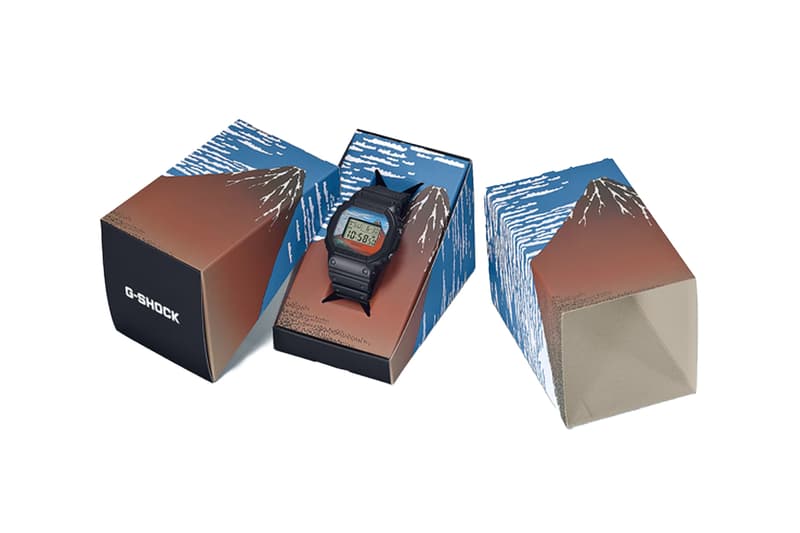 Casio G-SHOCK Katsushika Hokusai ‘Thirty-six Views of Mount Fuji’ DW-5600KHG24-1JR DW-5600KHK24-1JR Release Info