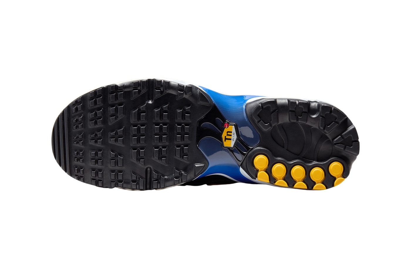 Nike Air Max Plus Golf "Hyper Blue" FZ4150-400 Hyper Blue/Sky Blue-Midnight Navy-Infinite Gold golf spikes swoosh shoes green 
