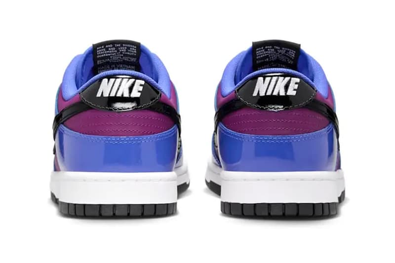 Nike Dunk Low Patent Leather Paramount Blue Black Laser Orange IB6400-400 IB6400-001 Release Info