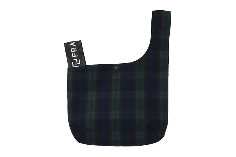 fragment design and RAMIDUS Return With Plaid Shijimi Bags