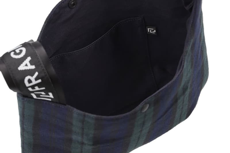 fragment design and RAMIDUS Return With Plaid Shijimi Bags