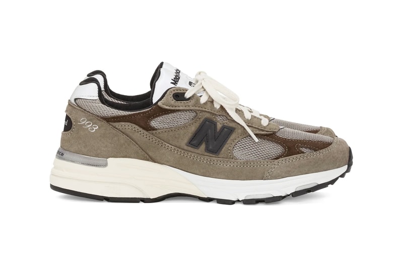 jjjjound new balance 993 made in usa brown white black sneakers collaboration official release date info photos price store list buying guide