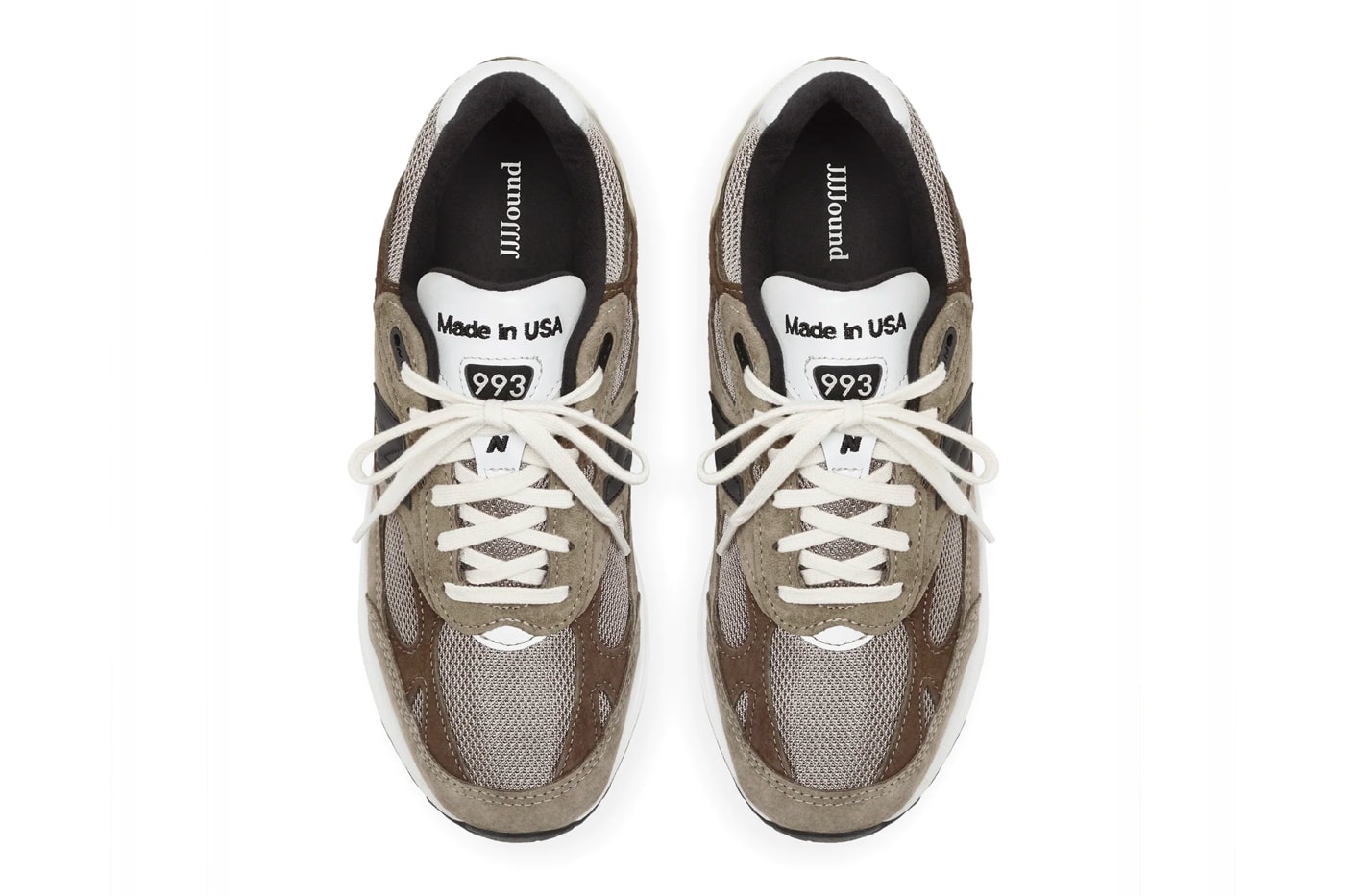 jjjjound new balance 993 made in usa brown white black sneakers collaboration official release date info photos price store list buying guide