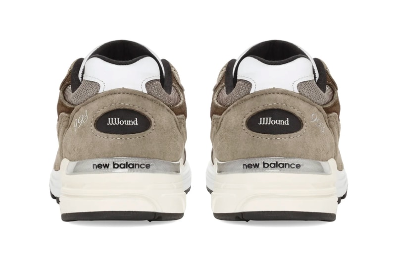 jjjjound new balance 993 made in usa brown white black sneakers collaboration official release date info photos price store list buying guide