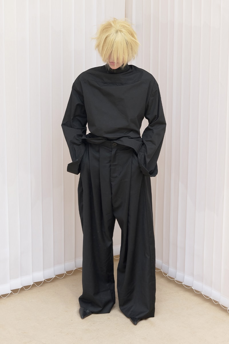 Natasha Zinko Pre-Fall 2025 Merges Corporate and Casual Silhouettes lookbook collection modern reality deconstructed hoodies signature subversive 