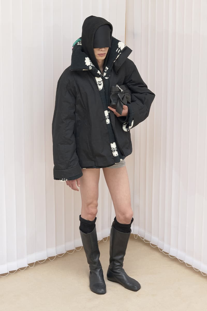 Natasha Zinko Pre-Fall 2025 Merges Corporate and Casual Silhouettes lookbook collection modern reality deconstructed hoodies signature subversive 