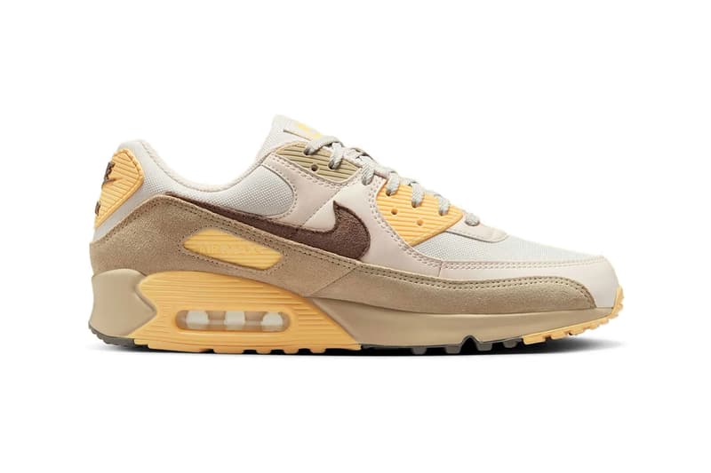 Nike Air Max 90 "Chamois" IB6392-002 Release Info White/Light Bone/Cave Stone spring 2025 35th anniversary