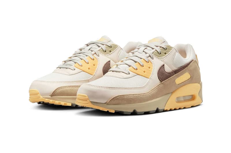 Nike Air Max 90 "Chamois" IB6392-002 Release Info White/Light Bone/Cave Stone spring 2025 35th anniversary