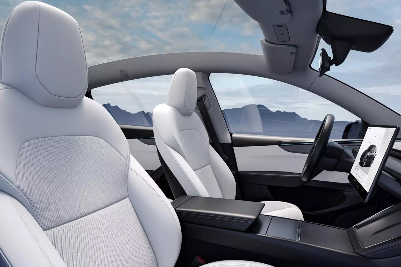 Tesla Reveals 2025 Updated Version of the Model Y Juniper elon musk electci cars new interiors tech upgrades