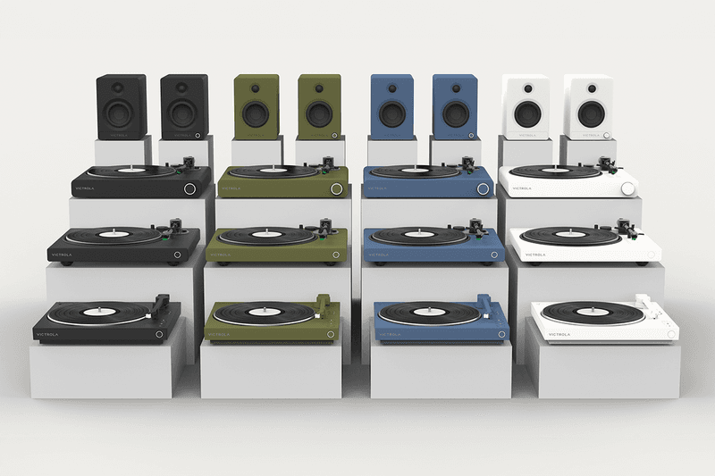 Heritage American Audio Brand, Victrola, Introduces New Colors In Its Wireless Turntables and Speakers