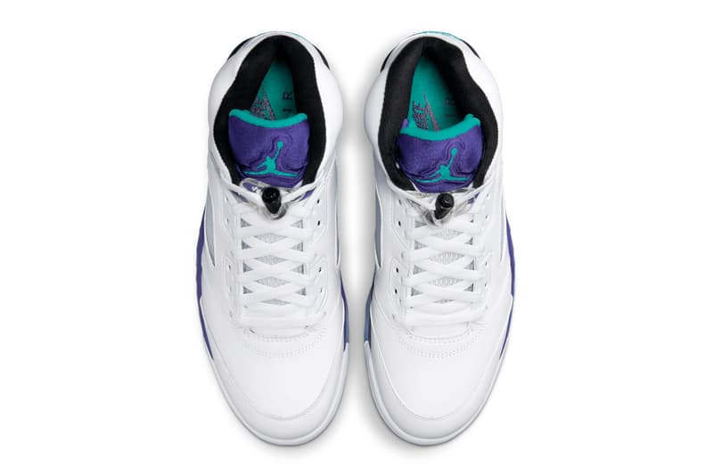 air michael jordan brand 5 grape sneakers 2025 release date rumor info photos price store list buying guide
