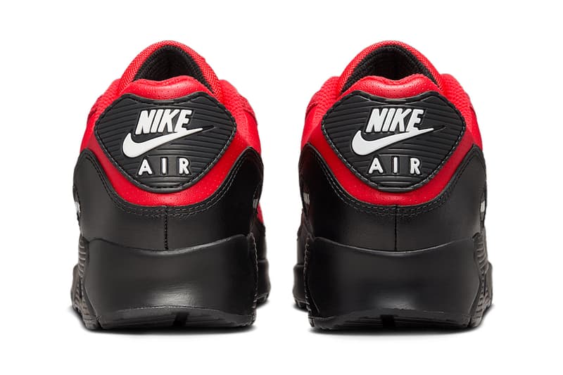 Official Look at the Nike Air Max 90 "Speed Red" Speed Red/Black-White IF0670-600 swoosh