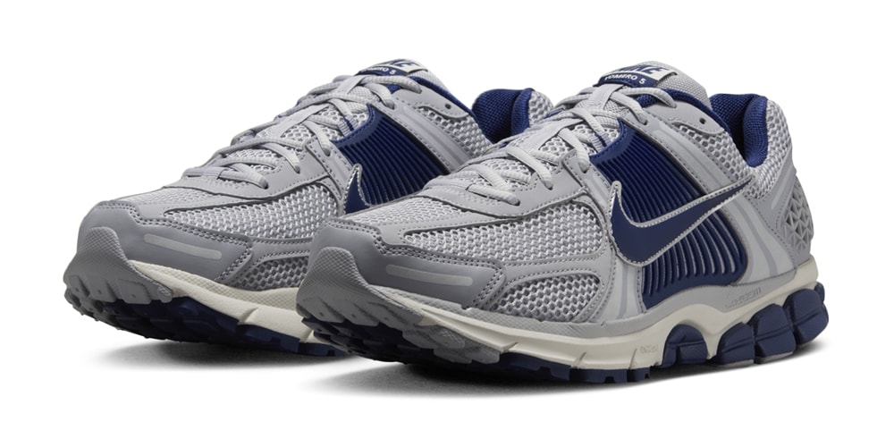 Nike Drops Yankees-Inspired Zoom Vomero 5 in “Vast Grey/Blue Void”