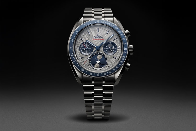 OMEGA Releases a Duo of Speedmaster Moonphase Watches With Meteorite Dials