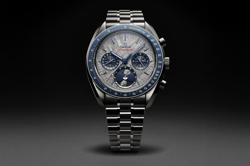 OMEGA Speedmaster Moonphase Meteorite Release Info Co-Axial Master Chronometer Calibre 9914