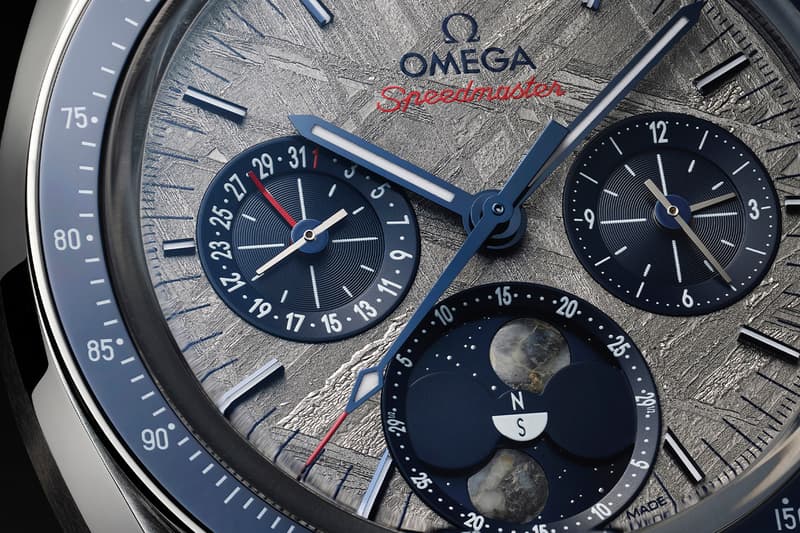 OMEGA Speedmaster Moonphase Meteorite Release Info Co-Axial Master Chronometer Calibre 9914