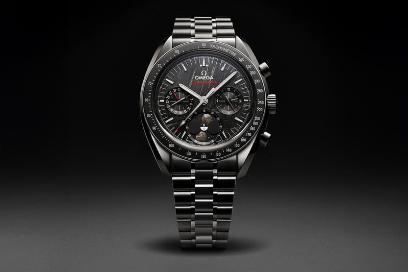 OMEGA Speedmaster Moonphase Meteorite Release Info Co-Axial Master Chronometer Calibre 9914