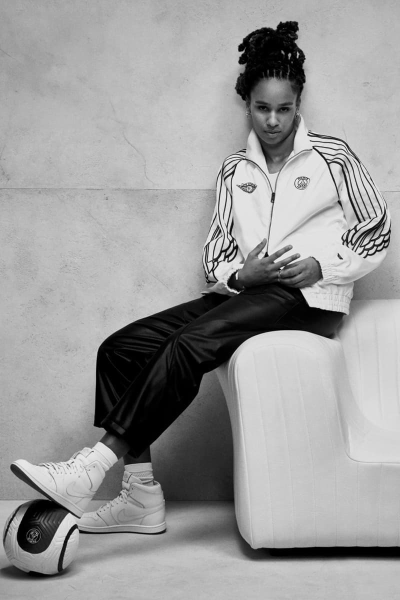 Jordan Wings Teams Back Up With Paris Saint-Germain collab soccer football lookbook collection psg fashion week nike brand