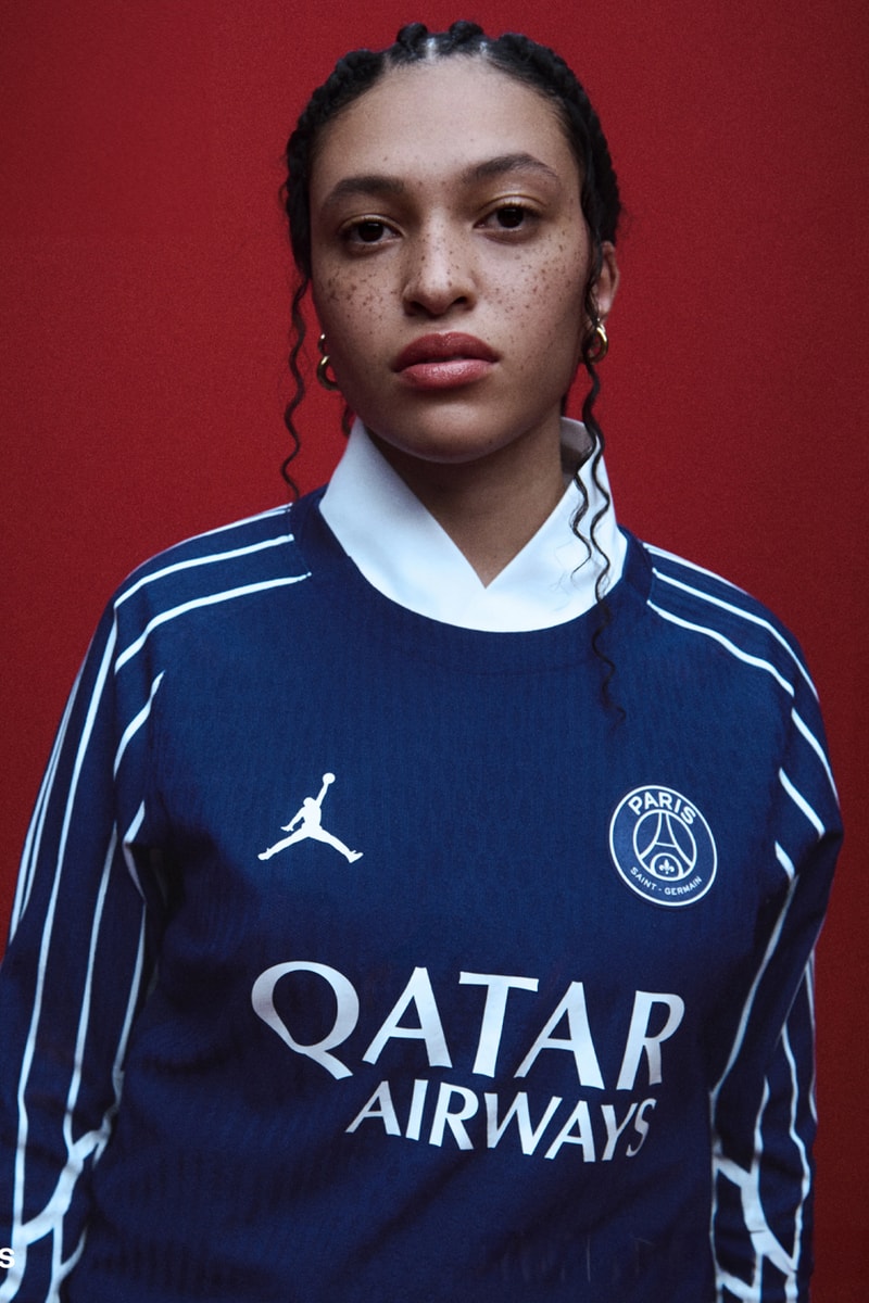 Jordan Wings Teams Back Up With Paris Saint-Germain collab soccer football lookbook collection psg fashion week nike brand